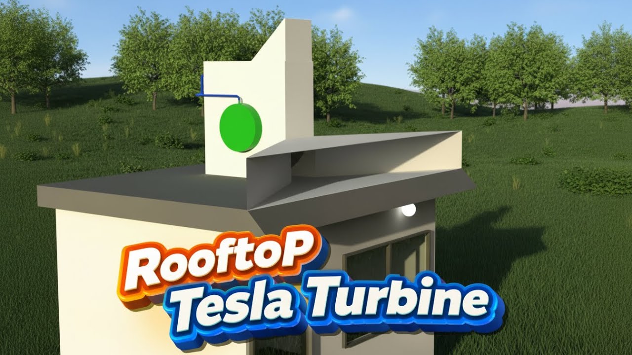 Rooftop Tesla turbine VS Aeromine wind power.