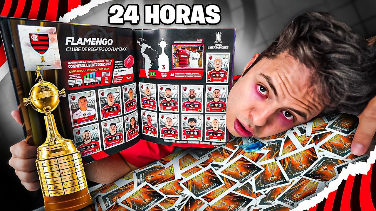 COMPLETEI O ÁLBUM DA LIBERTADORES DA AMÉRICA EM 24 HORAS!