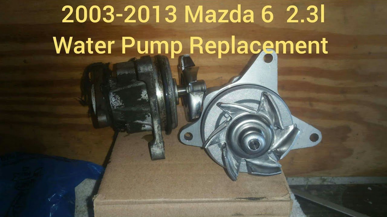 How to replace the water pump on a Mazda 6 2.3l 4 cylinder