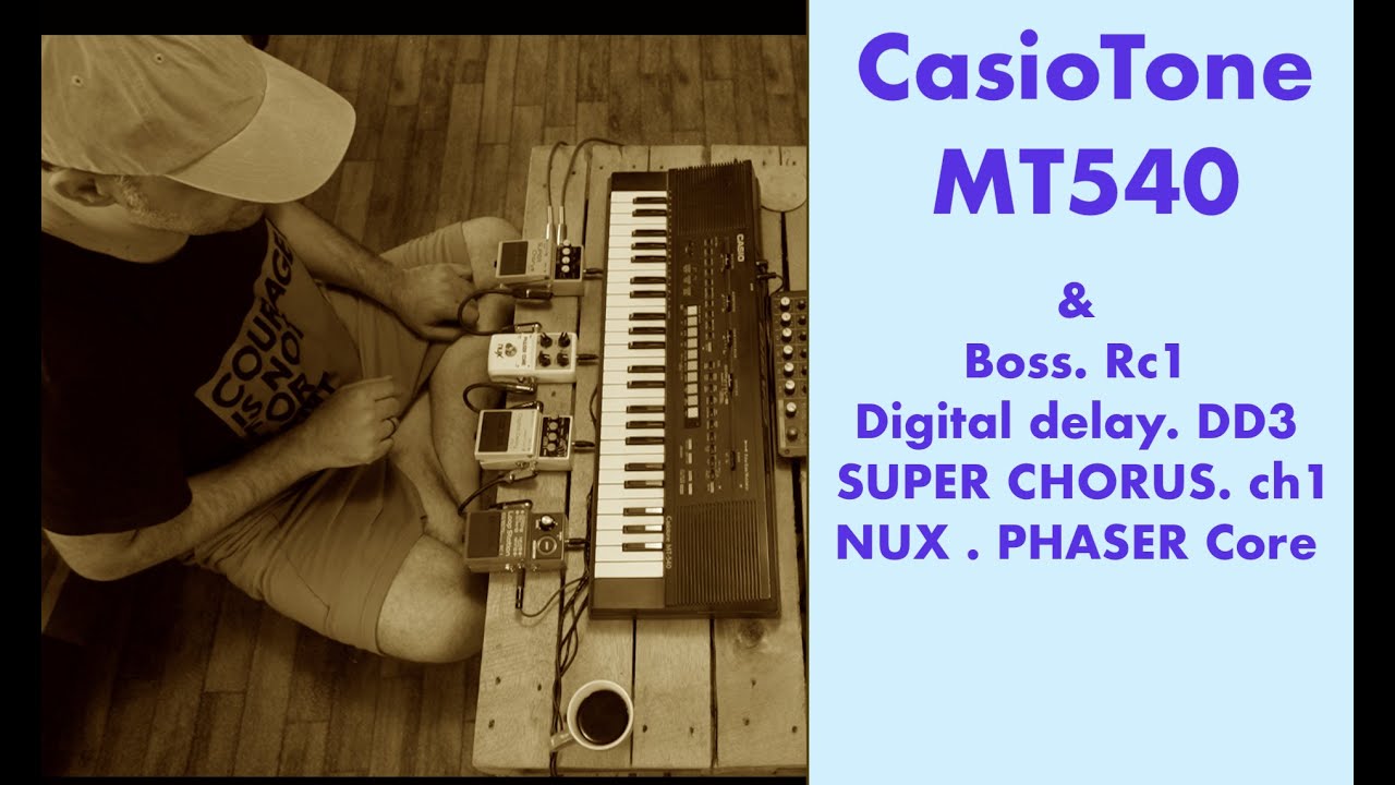 live looping with Casio mt 540