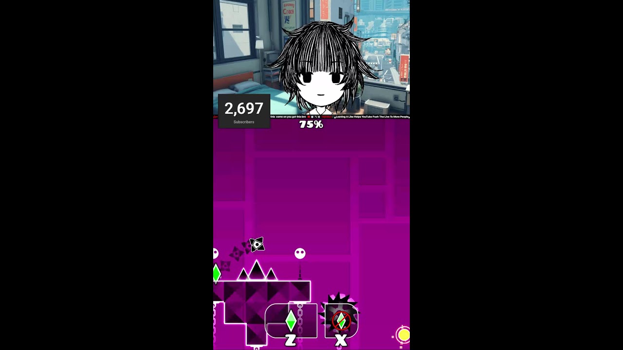 Not Ending Till I Beat Geometry Dash #shorts