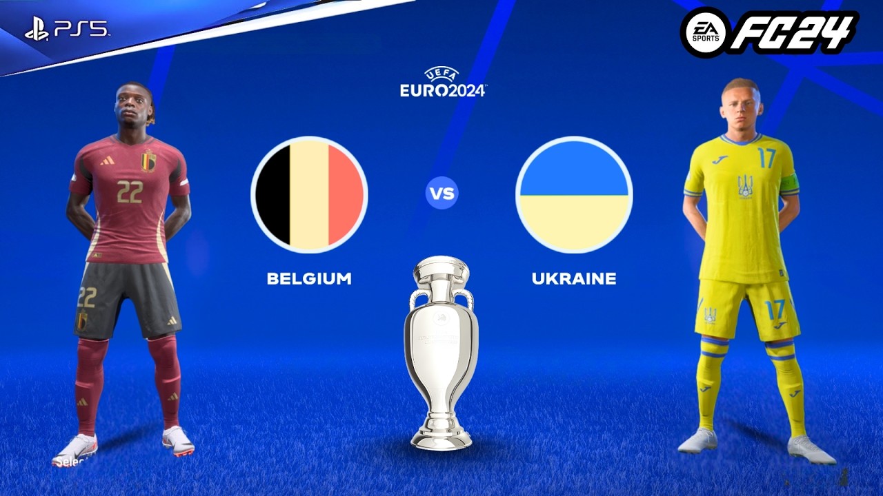 5 GOALS FOR DE BRUYNE! 🇧🇪🔥 Belgium 6-0 Ukraine | Euro 2024 (FC 24) #fc24 #fifa #euro2024