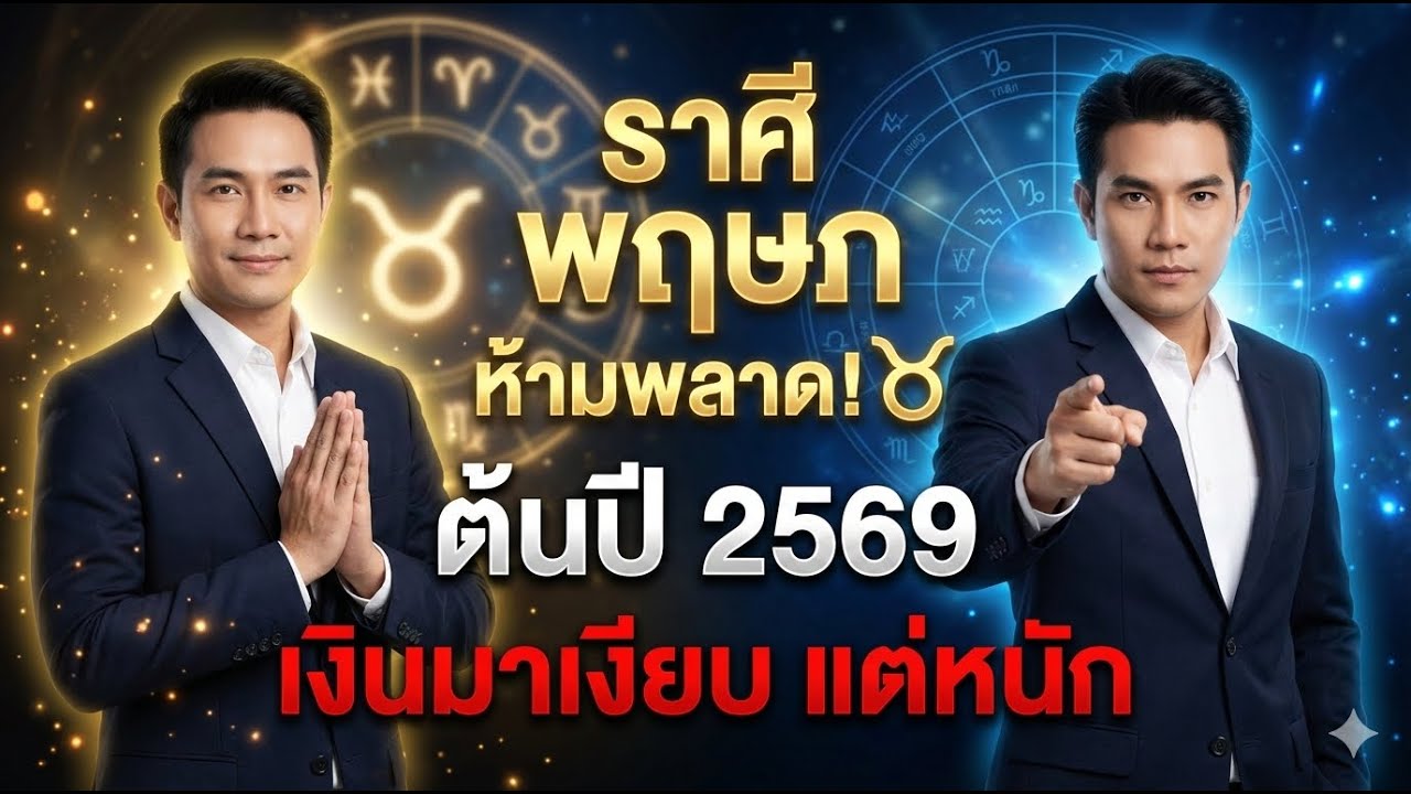 ♉ ราศีพฤษภ ต้นปี 2569 ดวงเงินก้อนกำลังมา แต่คนส่วนใหญ่จะพลาดเพราะเหตุนี้