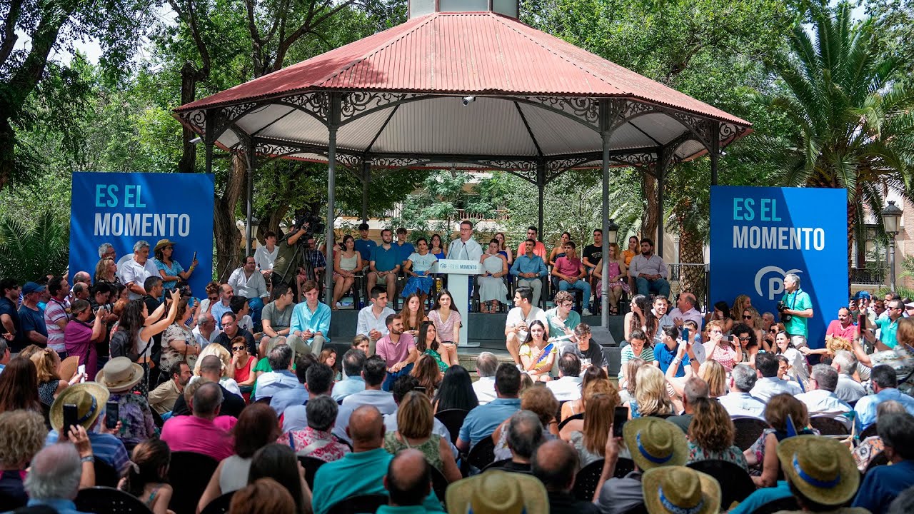 Feijóo, Carmen Fúnez  y Paco Núñez intervienen en un acto en Ciudad Real.