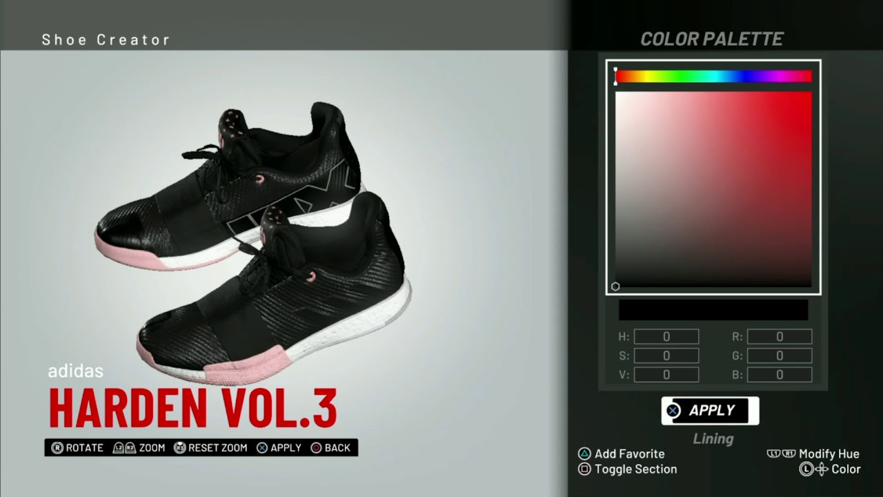 NBA 2K19 Shoe Creator | Adidas Harden Vol.3 