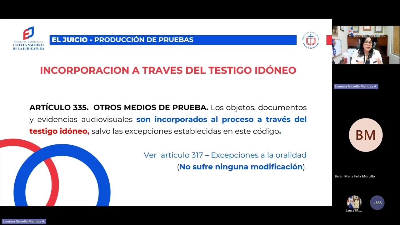 Conversatorio - Novedades del Nuevo Código Procesal Penal | Esmirna Giselle Mendez