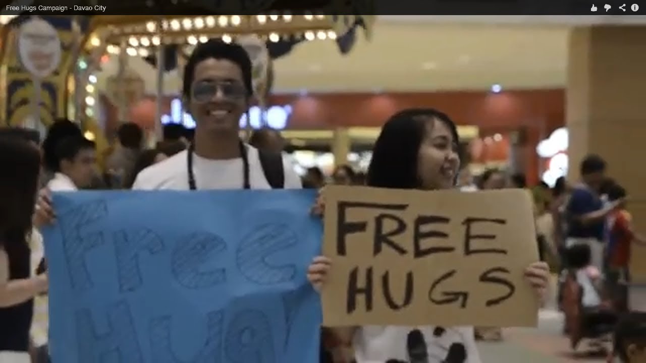 Free Hugs Campaign - Davao City