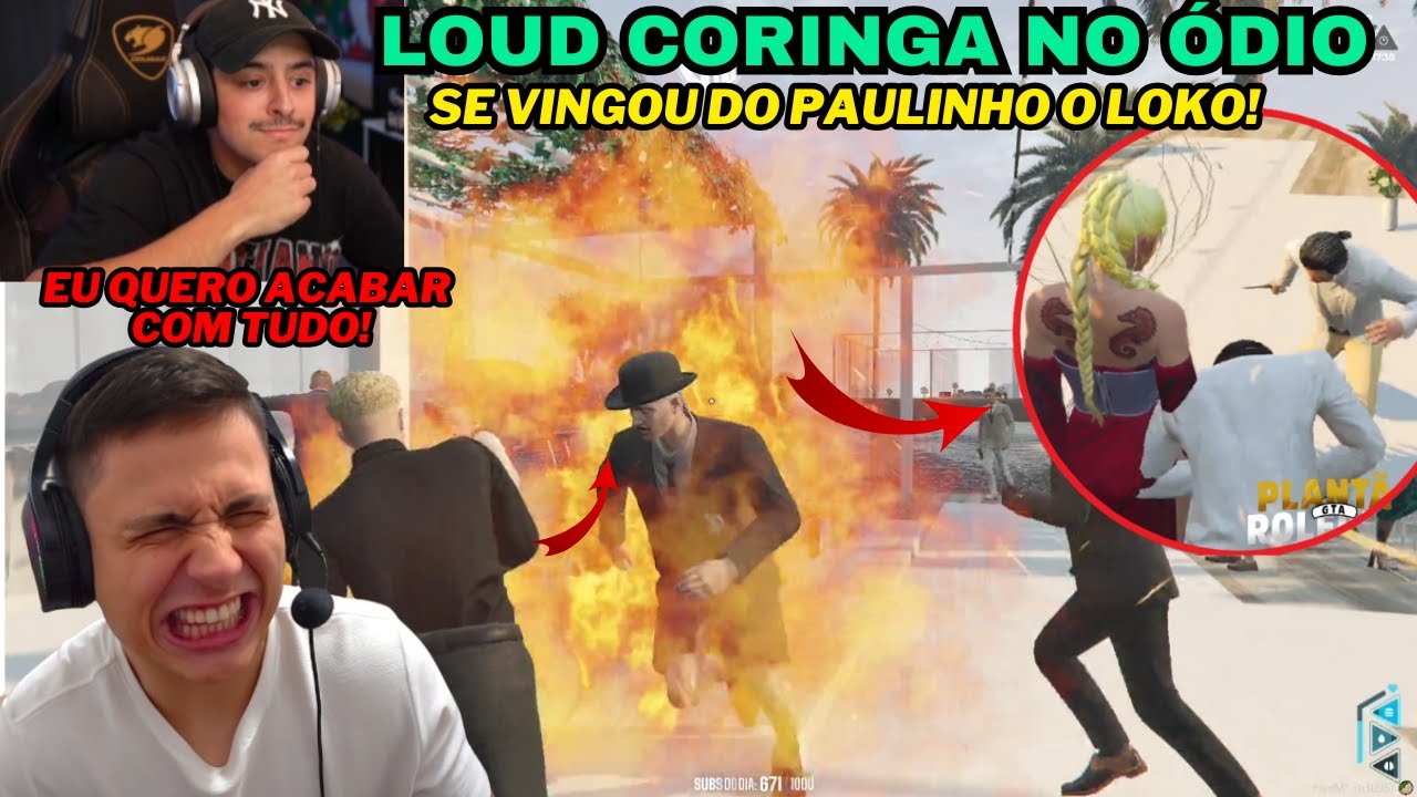😨LOUD CORINGA INVADIU no ÓDIO ARRUINOU O CASAMENTO DO PAULINHO O LOKO e PAOLA NA CAPITAL CITY!