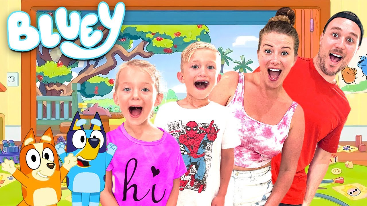 First In Line With Bluey!