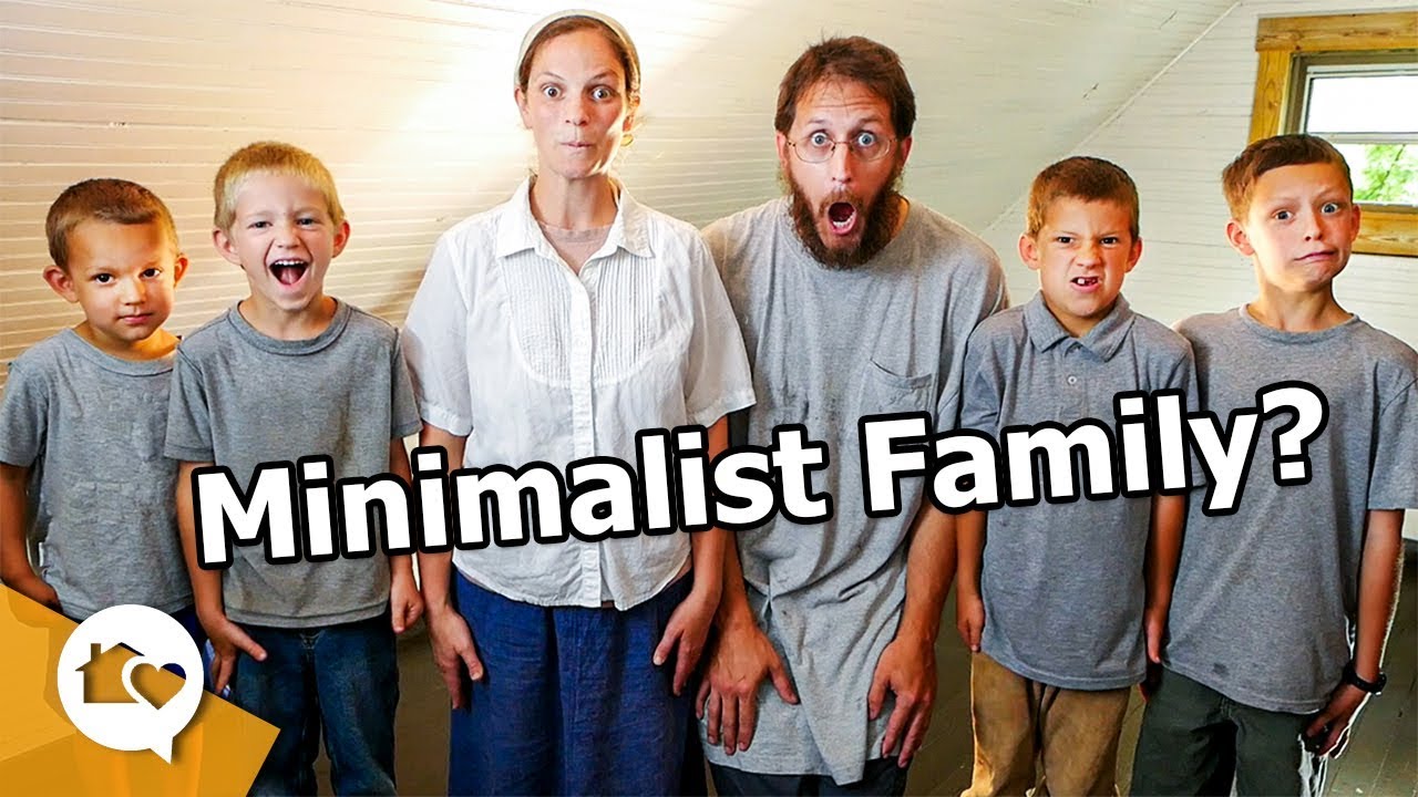 Minimalist FAMILY in a LARGE House!