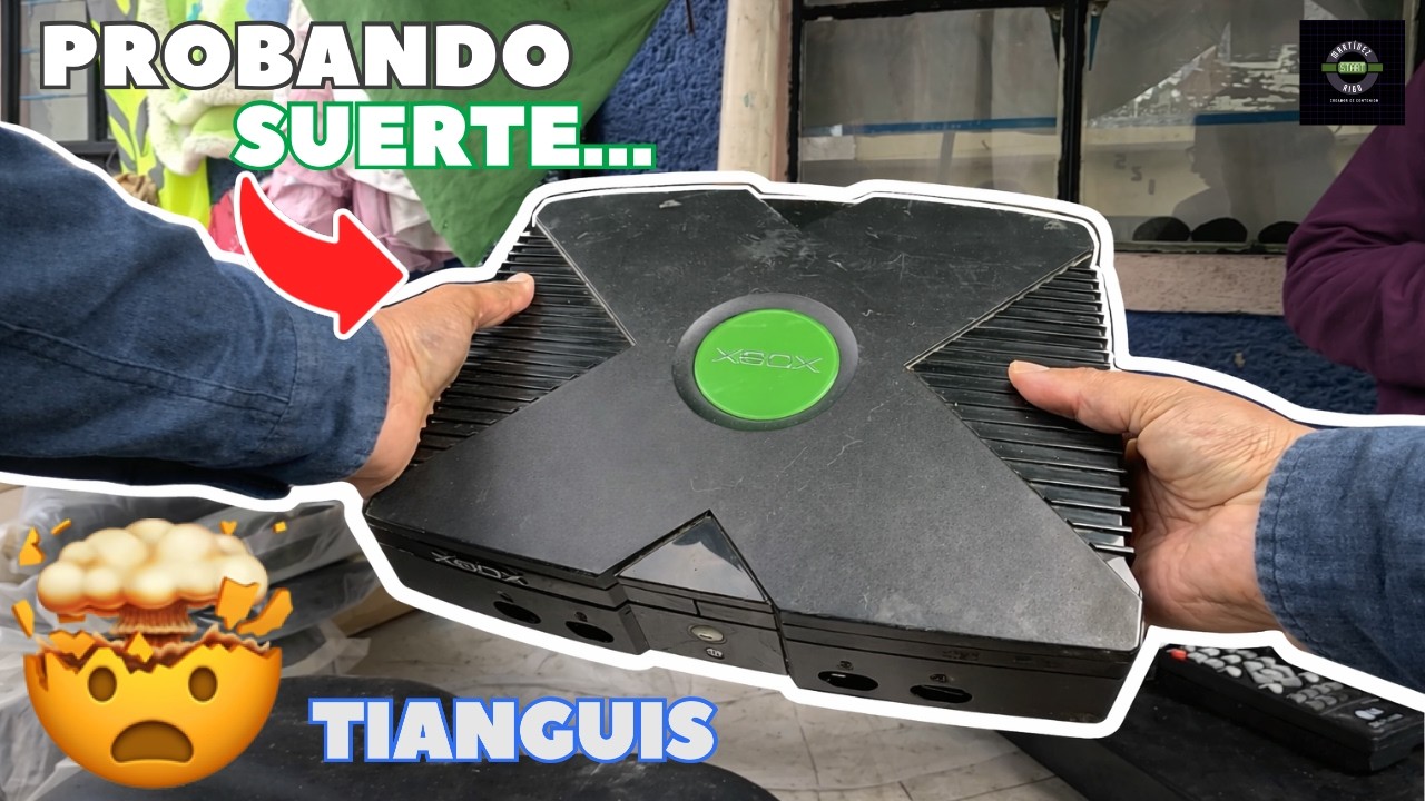 Encontré una Xbox MAQUINERA en el tianguis… ¡y costó SOLO $380! 🤯