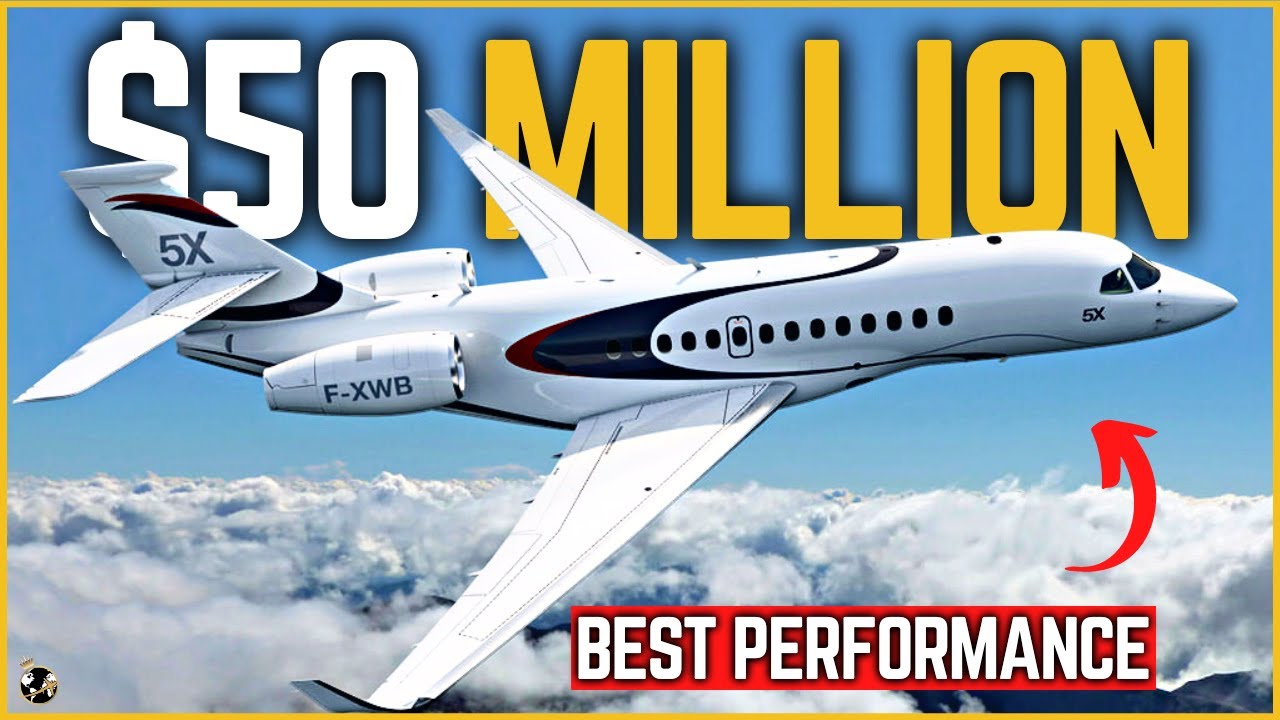 Внутри Dassault Falcon 5X стоимостью 50 миллионов долларов