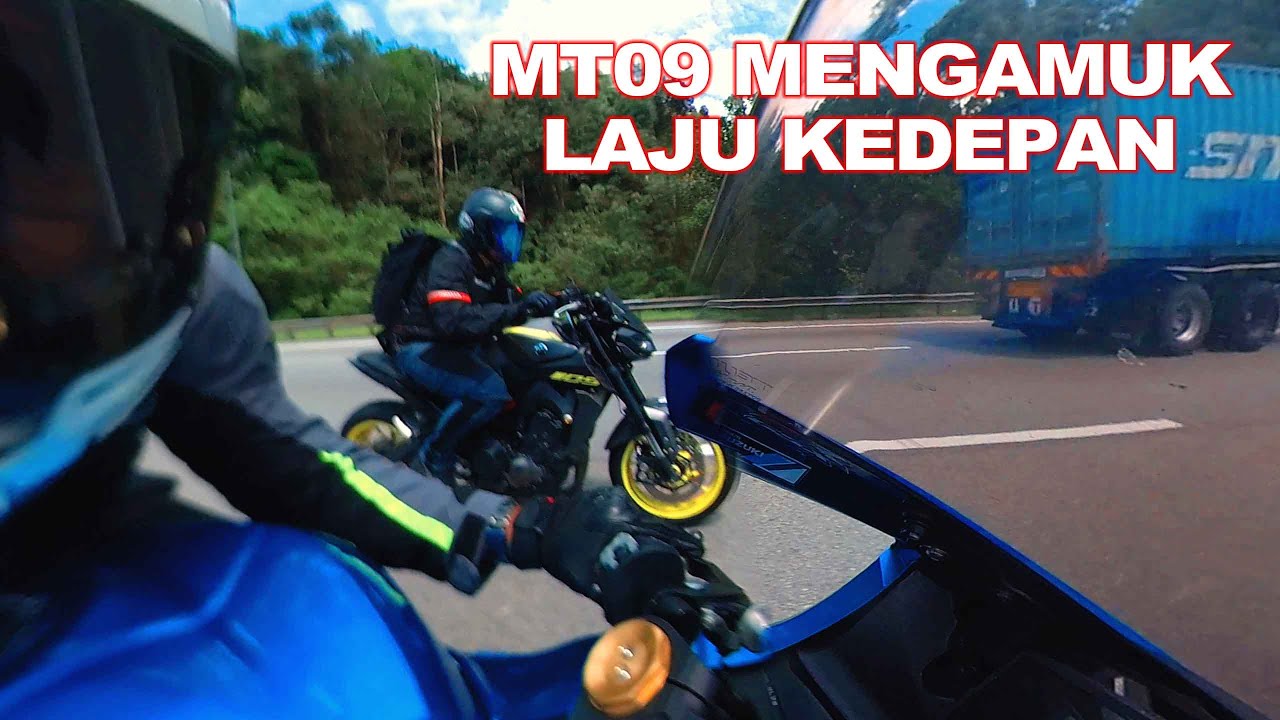 Gixxer Mengejar MT09 Karak Fun Ride 1440p