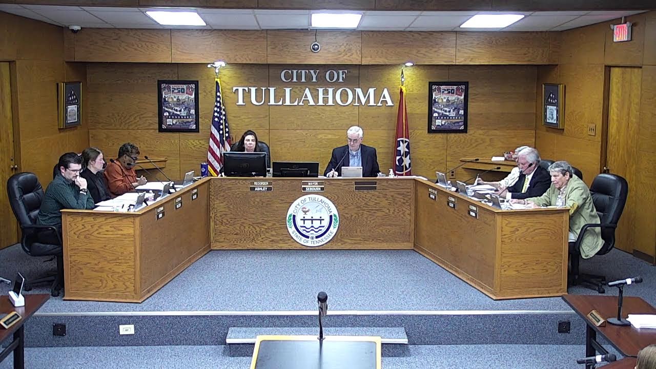 Tullahoma Board of Mayor and Aldermen 02-09-2026 Livestream 5:30pm