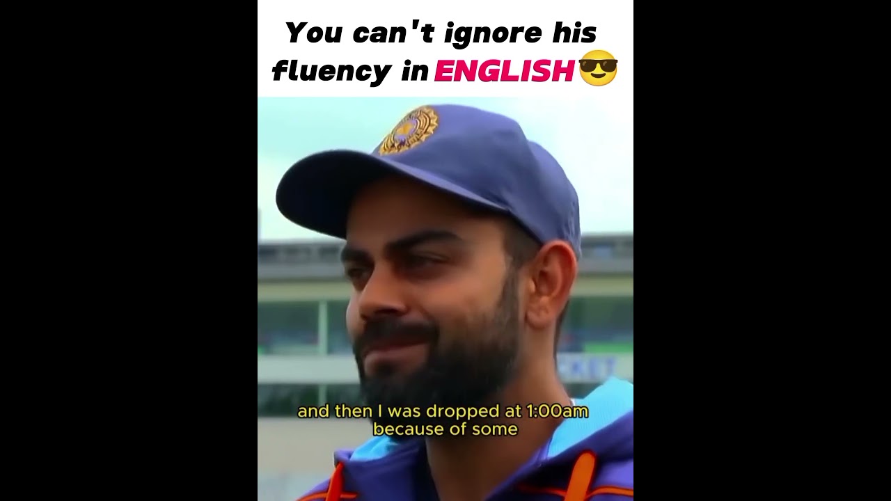 Speak English Like Virat Kohli: Confidence + Fluency Goals!
