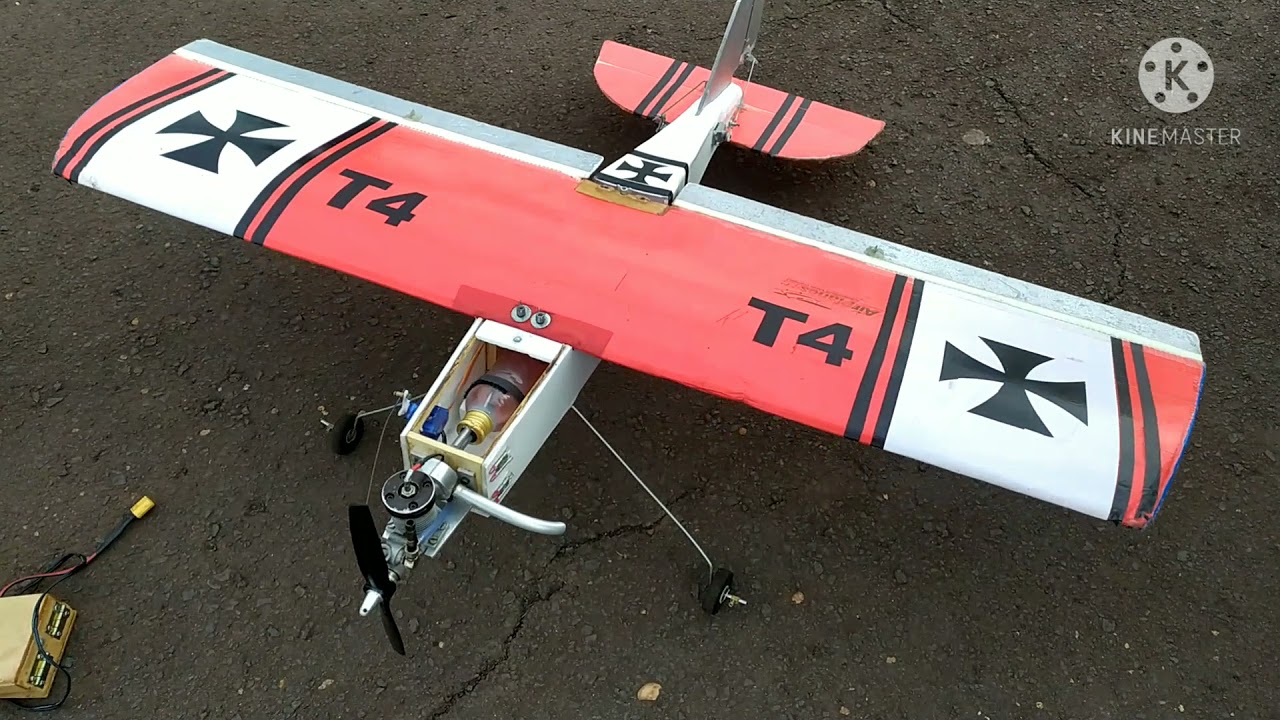 Teste do aeromodelo com motor Ap Hornet 15