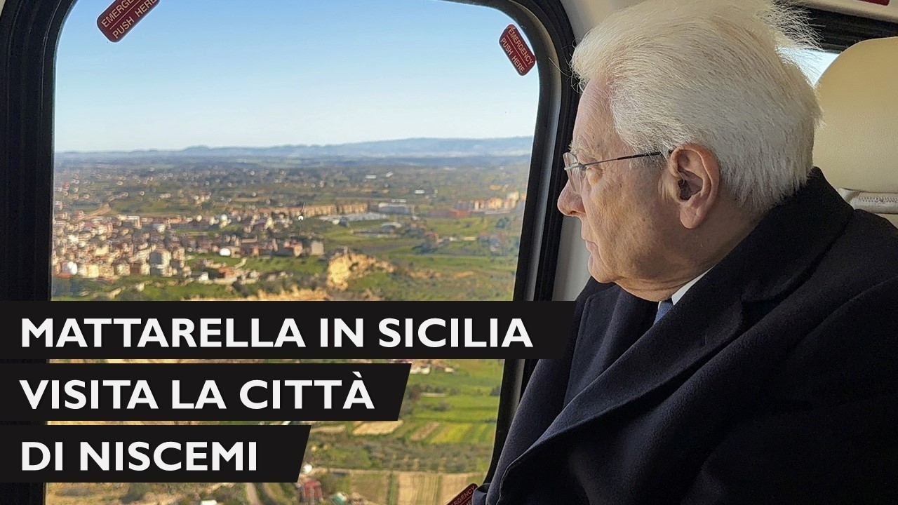 Mattarella a Niscemi