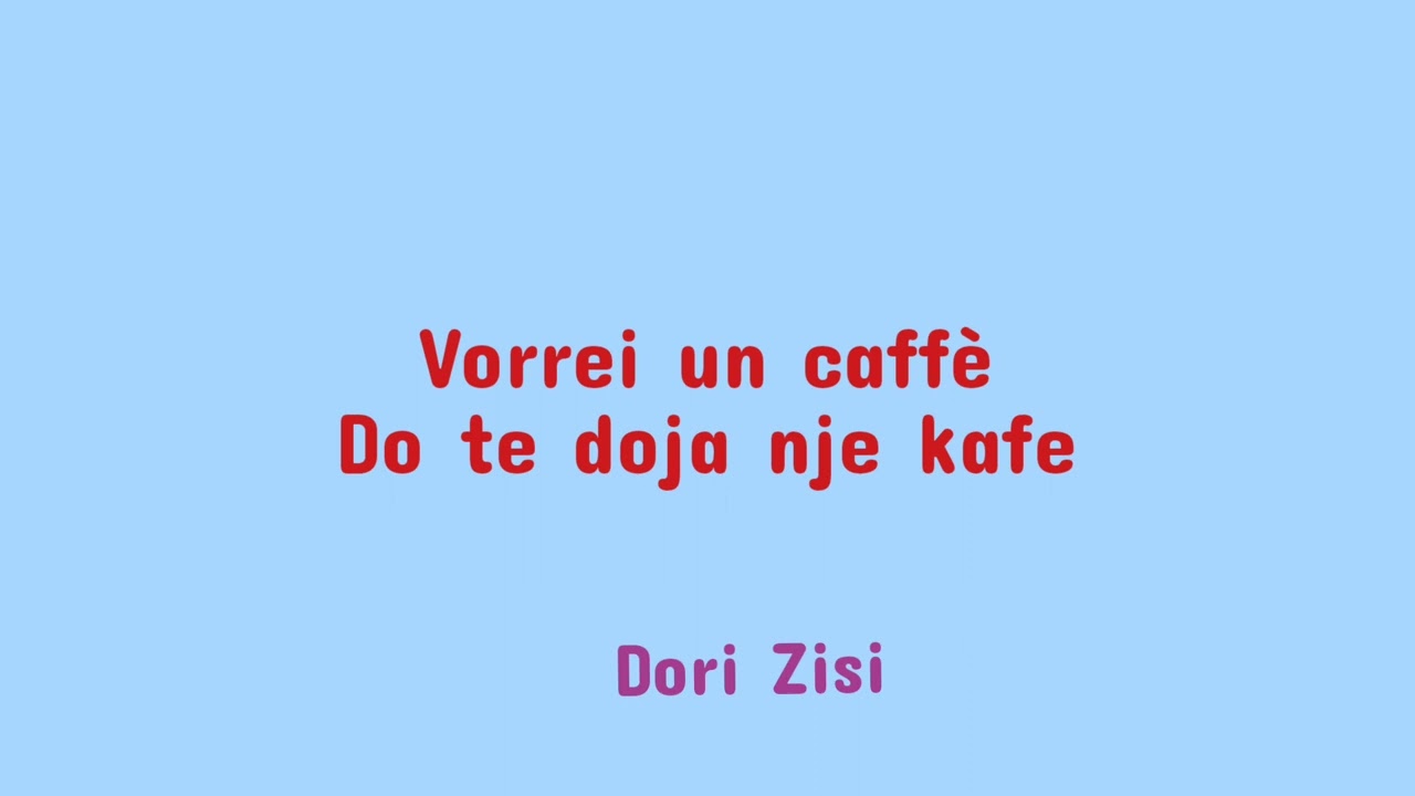 Meso 20 fjali italisht -shqip 3 nga Doriana Zisi