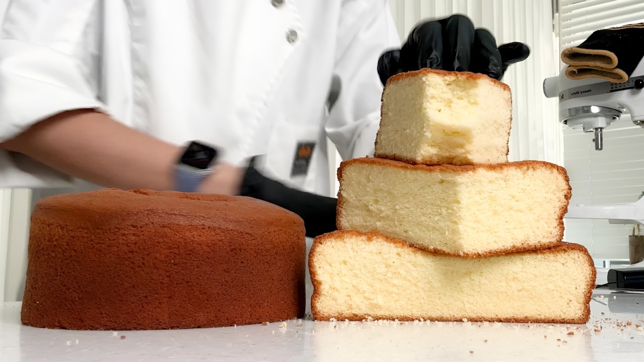 촉촉한 케이크 시트 제누와즈 만들기  I 케이크 기본 I 스폰지케이크 I Sponge Cake I 케이크업,  Cakeup