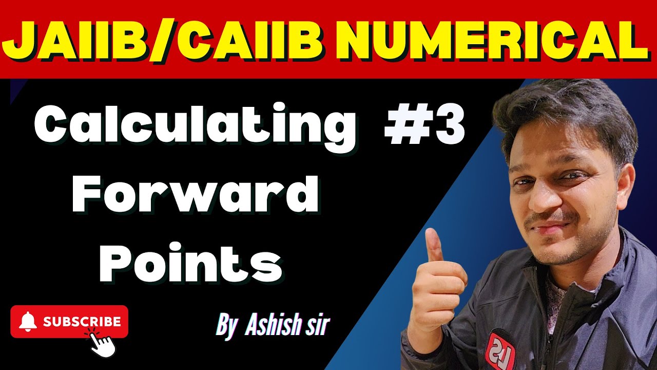 Calculating Forward Points | JAIIB CAIIB Numerical #3