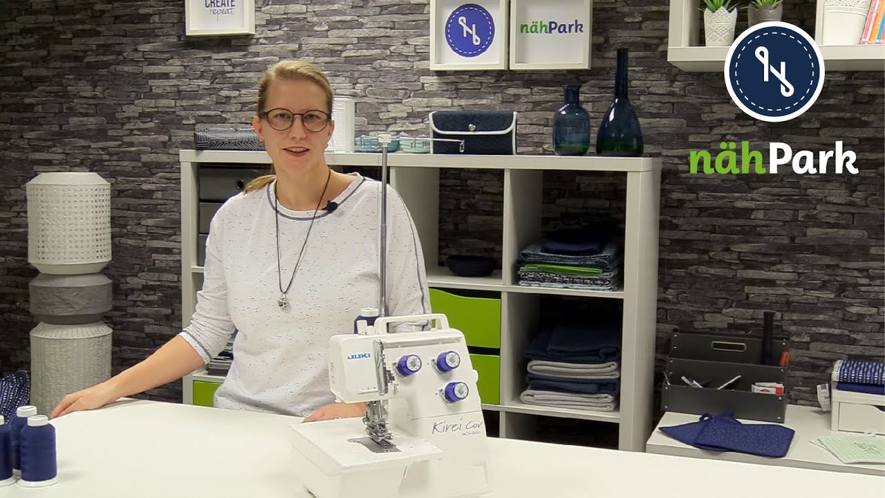 Juki Covermaschine MCS 1800 Kirei – Greiferfaden richtig einfädeln