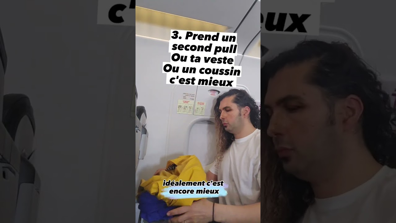 Comment bien dormir dans l'avion quand tu voyages en économie?? 🤪😴