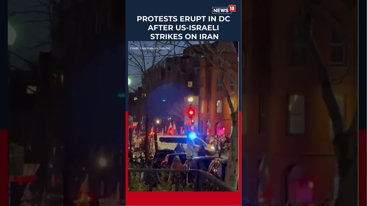 DC Protests After US-Israel Attacks On Iran | Tension High As Crowds Hit Streets Against War | N18S