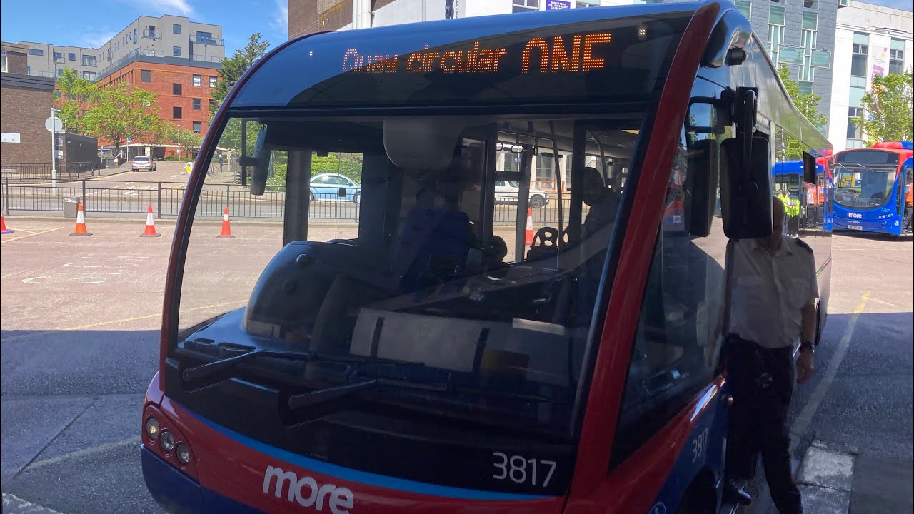Morebus 2012 Optare Solo SR (HW62 CNO) on the ONE to Poole (Quay Circular).