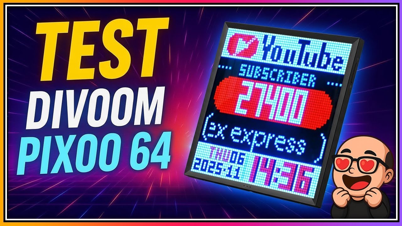 Test Divoom Pixoo 64 🔵 Le cadre connecté 100% pixel !