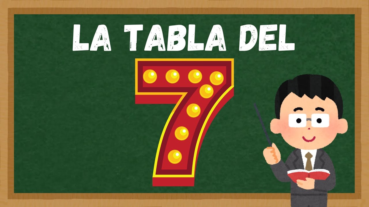 TABLA DEL 7 👉 Aprende Rápido y Fácil ✨📈 Video Educativo