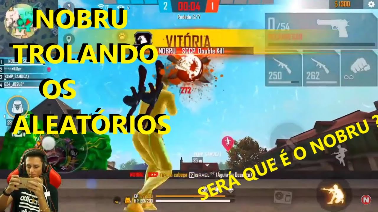 Nobru Jogando 4X4 cs RANQUEADO Com Os INSCRITOS !