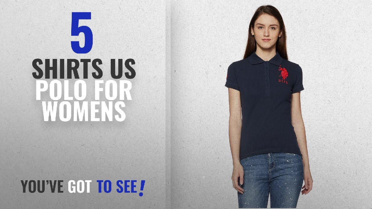 Top 10 Shirts Us Polo For Womens [2018]: US POLO Women's Band Collar T-Shirt