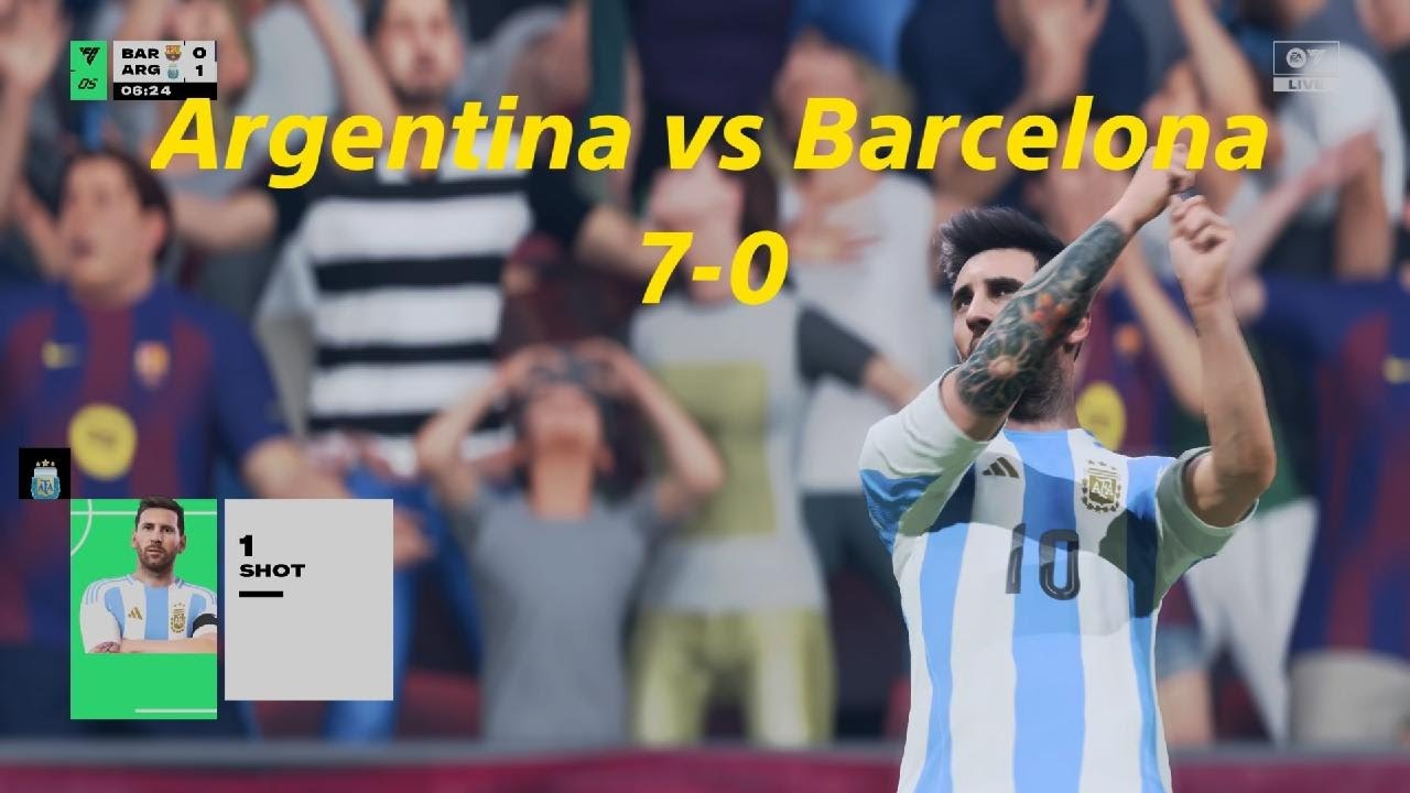 FC26 - Argentina vs Barcelona - Scoring Masterclass