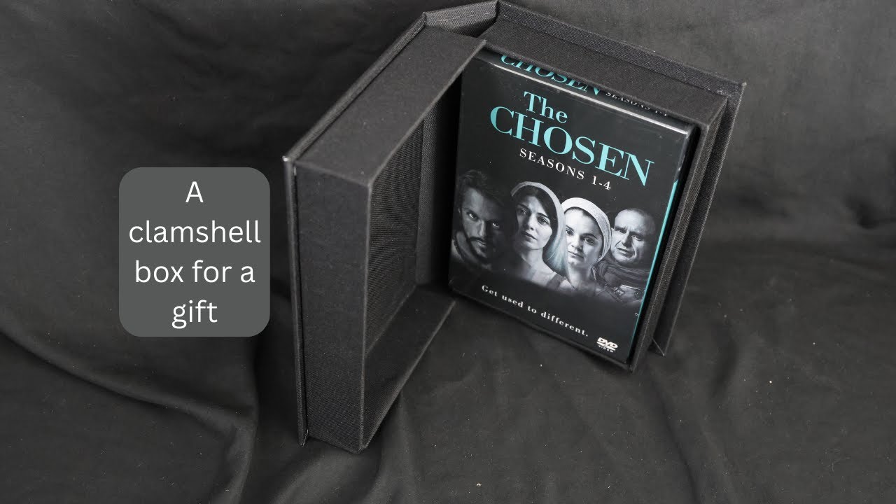 A handmade clamshell box for The Chosen