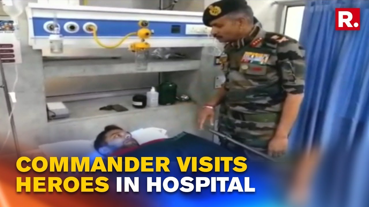 WATCH: Army Commander Meets Bravehearts who took Bullets During J&K's Baramulla Encounter