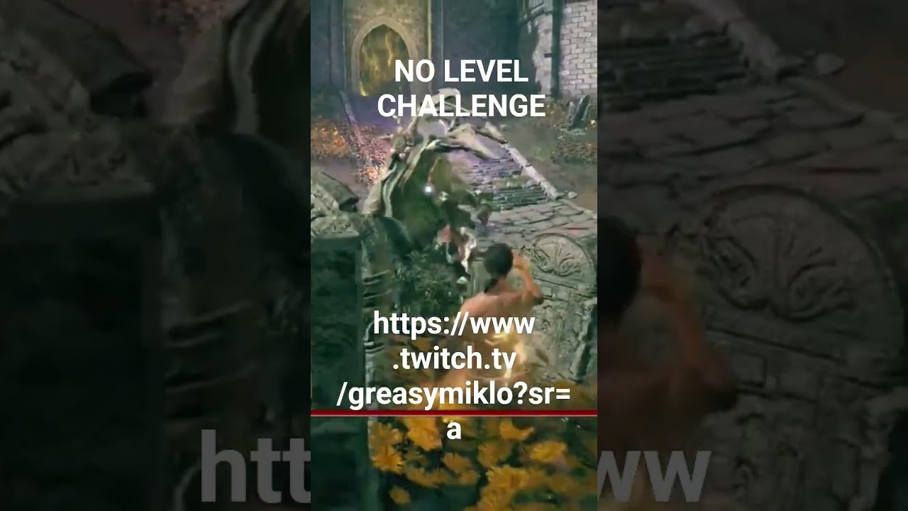 no leveling challenge! #like #eldenring #noobplayseldenring #eldenringchallenge #subscribe #twitch