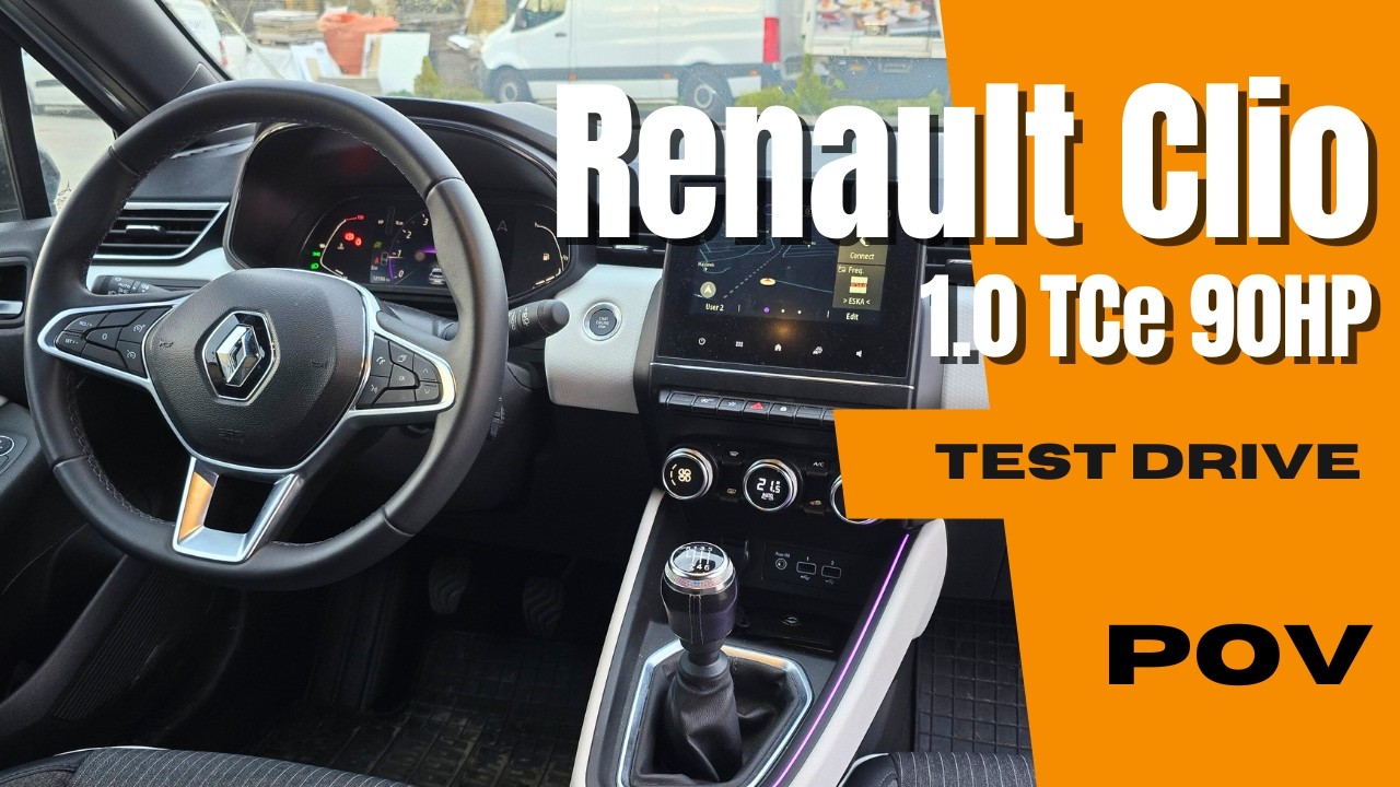 Renault Clio 2024 (1.0 TCe 90HP) | 4K POV Test Drive