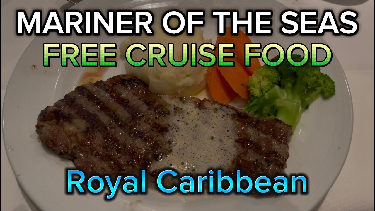 all the free food places included on royal caribbean's mariner of the seas!