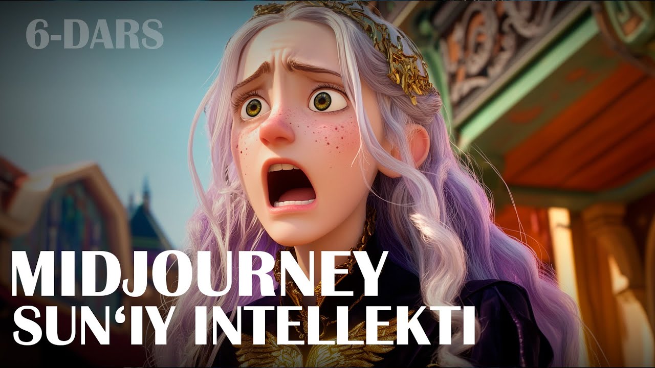 Midjourney sun'iy intellekti | Sun'iy intellekt darslari o'zbek tilida | 6-DARS