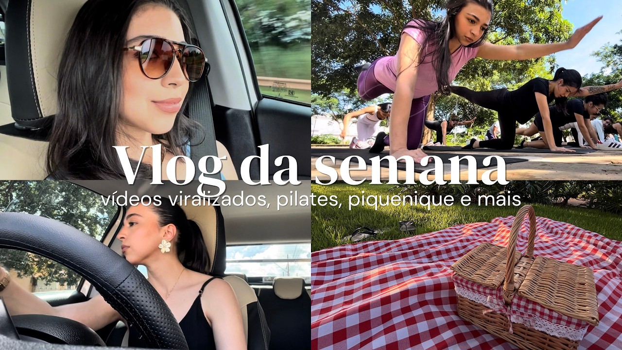 minha primeira vez no pilates, shopping com minha mãe e piquenique no parque | Vlog da semana