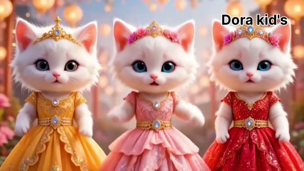 Cute Cat Dancing on Music 🎶 | Funny Animal Video#dorakids #youtube 