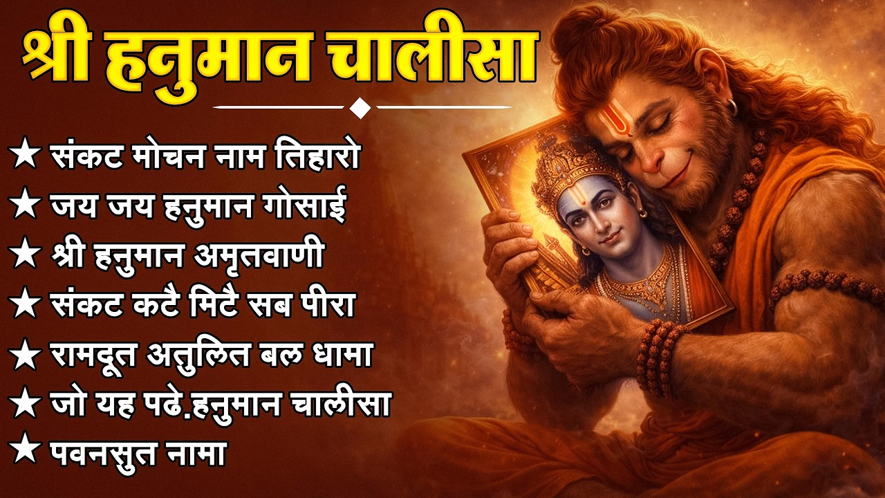 श्री हनुमान चालीसा 🌺🙏 shree hanuman chalisa original video 🙏🌺 gulshan kumar hariharan full hd