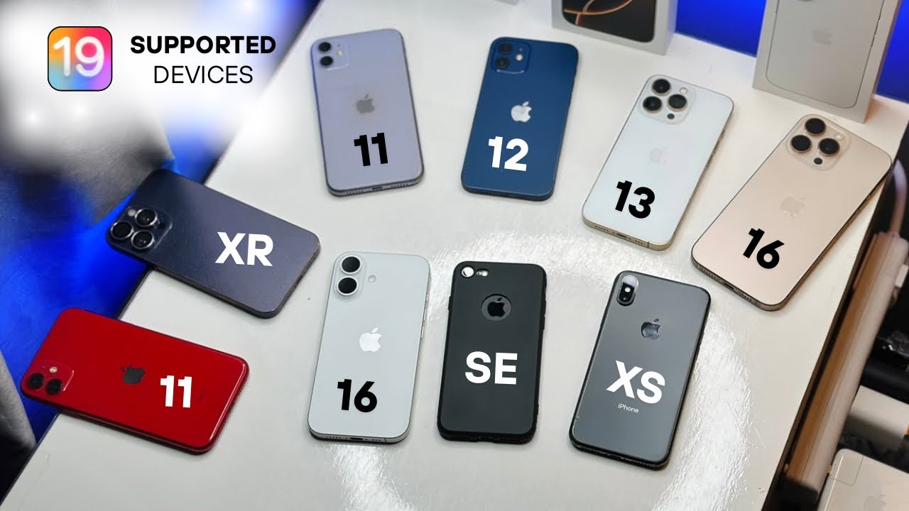 iOS 19 Supported Device List - iPhone XR, XS & XS MAX iOS 19 Support ?....