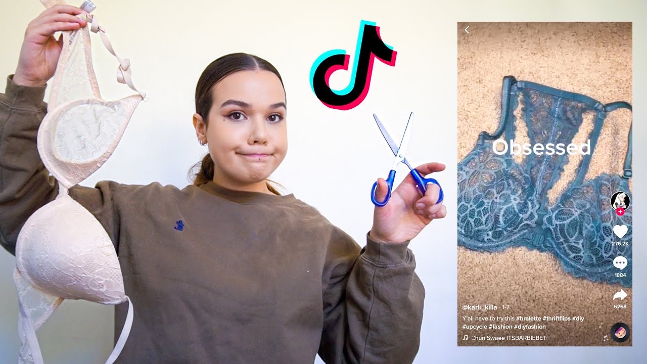 Trying things I saw on Tik tok.. (feta pasta, cutting lace bras, pimple bandaids + more)
