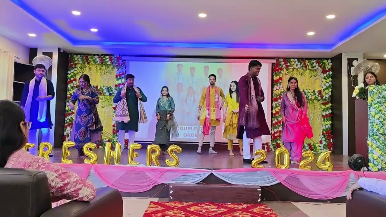 Jnrs Couple Dance Group A batch 2024 Freshers Party 🥳