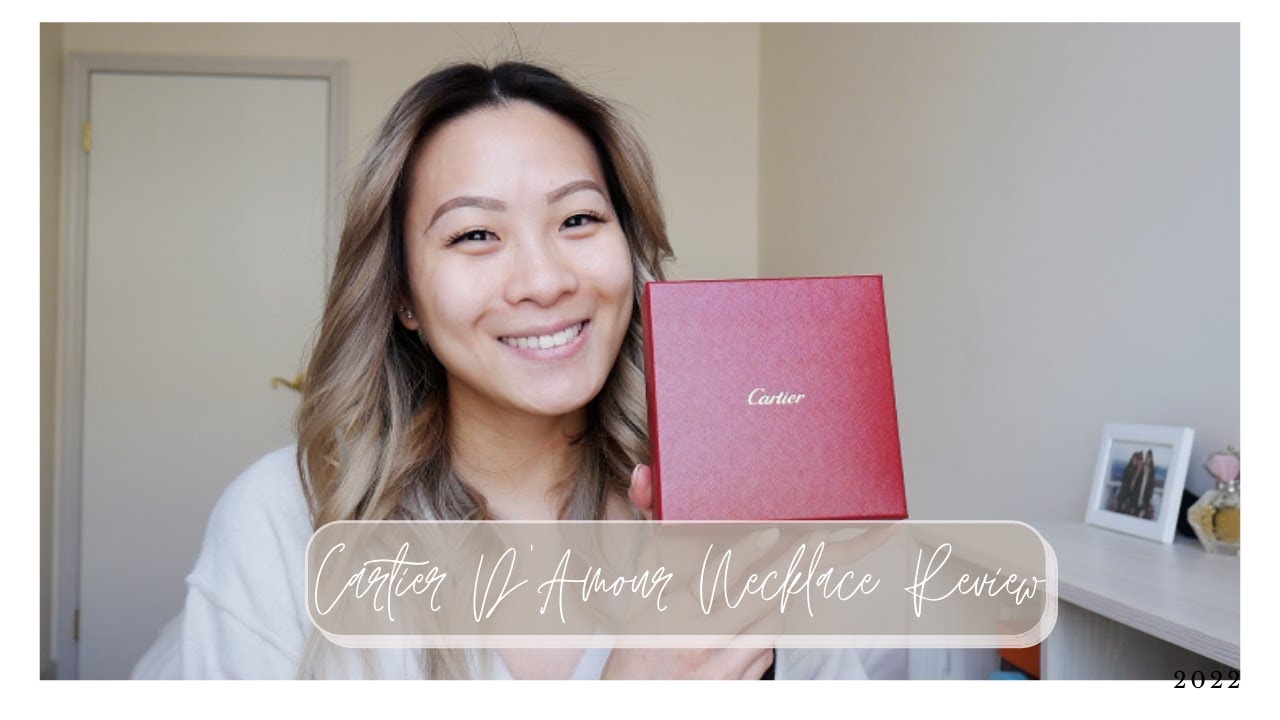 CARTIER D'AMOUR NECKLACE | unboxing, wear and tear, review