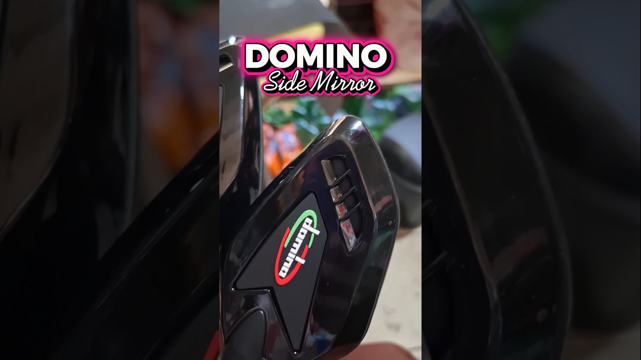 Боковые зеркала Domino обеспечивают лучшую видимость сзади для повседневной езды. #DominoSideMirr...