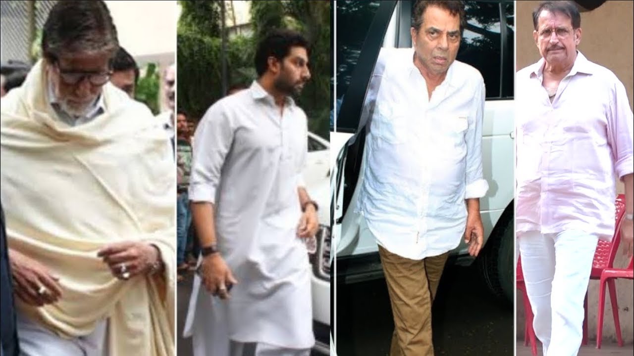 Amitabh Bacchan,Dharmaendra & Many Superstar Visits Vidya Sinha Pryer Meet