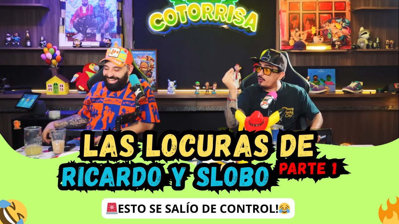 🔥LOS MOMENTOS MA IRREBERENTES DE RICARDO Y SLOBO EN LA COTORRISA!😂