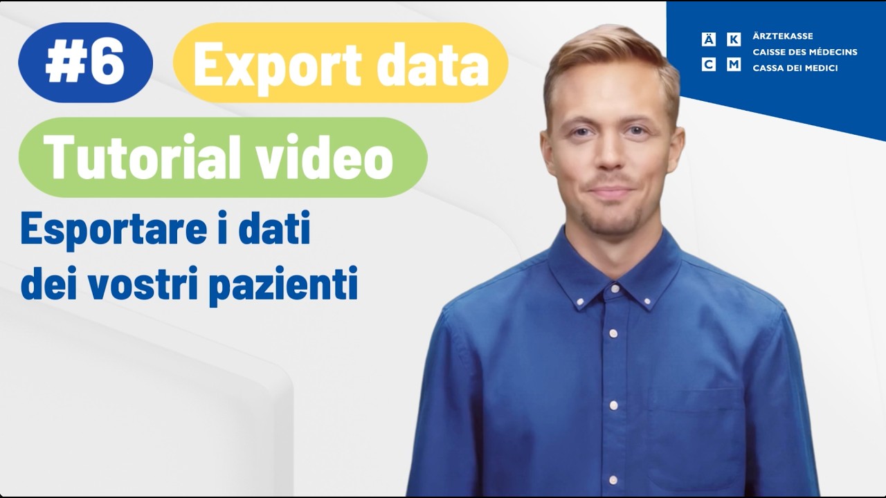 IT | Software HIP – 06 – Esportare i dati del paziente in HIP (Cassa dei Medici)